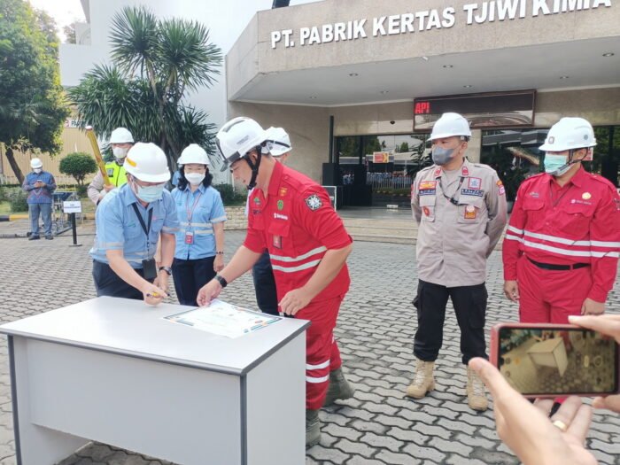 Agar Terhindar Dari Kecelakaan Kerja, PT Tjiwi Kimia Lakukan Berbagai Kegiatan K3