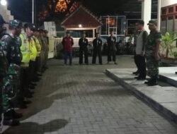 Koramil-19 Megaluh Bersama Polsek Megaluh Gelar Apel Gabungan Dalam Rangka Pengamanan Malam Tahun Baru 2023
