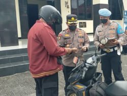 Usai Naik Pangkat, Kapolsek Jetis Semangat Gaktiplin Personel