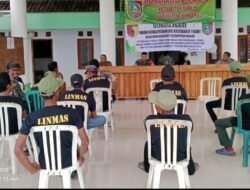 Babinsa 0814-07/Kabuh Bekali Linmas Wawasan Kebangsaan