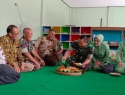 Tasyakuran Pembangunan Renovasi Gedung TK Kartika IV-52 Ploso,di Hadiri Dandim 0814 Jombang Letkol Inf M.Hanafi S.I.P,M.Han