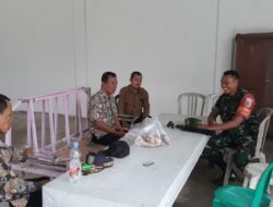 Babinsa Karangmojo Pererat Jalinan Silahturahmi Dengan Dengan Perangkat Desa
