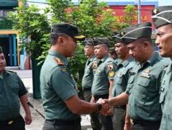 Kenali Lebih Dekat Anggota, Dandim 0815/Mojokerto Sambang Koramil Jajaran