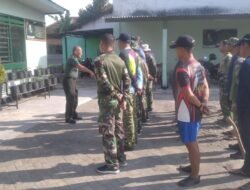 Kapten Inf Nasrullah,Pimpin Langsung Apel Pagi Pemberian Arahan Korve