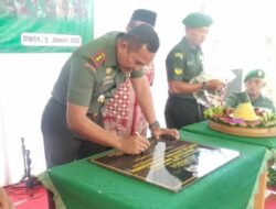 Dandim 0814/Jombang Hadiri Peresmian Renovasi Swadaya Koramil 0814/02 Diwek dan Pisah Sambut Danramil Diwek