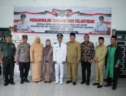 Pesan Wakil Bupati Asahan Saat Lantik Kades Antar Waktu Desa Sei Pasir