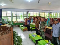 Danramil 0814/01 kota Jombang Menghadiri Kegiatan Sertijab Kepala Sekolah SMPN 5 Kec/Kab Jombang