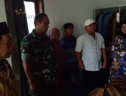 Turut Berduka Cita, Koramil 0814/02 Diwek Laksanakan Takziah ke Rumah Almarhum Aipda Imam Ghozali Anggota Polsek Diwek