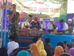 Babinsa Koramil 0814-03/ Tembelang Menghadiri Acara Santunan Anak Yatim dan Sholawat