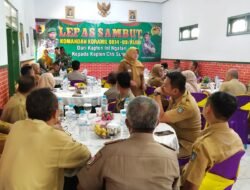 Serah Terima Jabatan Danramil 09/Kudu di Hadiri 2 Camat dan Seluruh Kepala Desa