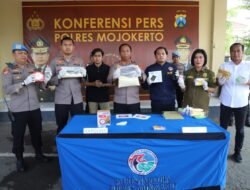 Tangkapan Besar Awal Tahun 2023, Polres Mojokerto Amankan Sabu Sabu 850 gram