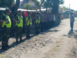 Gelar Apel Gabungan Kesiapan Pam Pilkades KDAW Desa Kepuhdoko