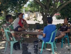 Babinsa Kromong Gelar Komunikasi Sosial Bersama Tokoh Pemuda di Desa Binaan