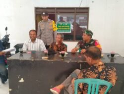 Wujud Sinergitas, Babinsa Koramil 04 Gudo Bersama Bhabinkamtibmas Komsos Dengan Perangkat Desa