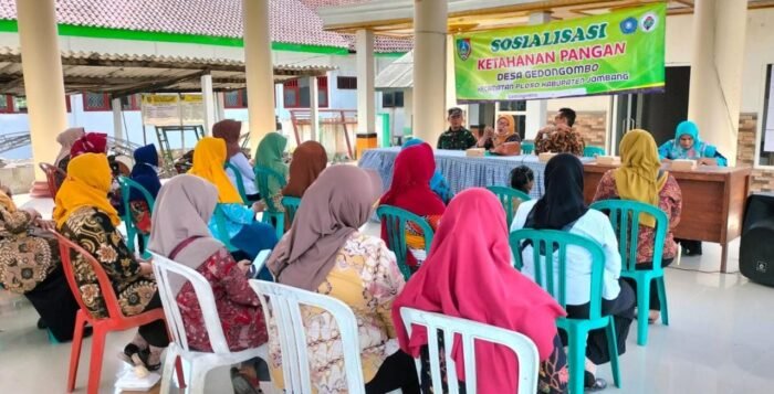 Babinsa Gedongombo Hadir Dalam Sosialisasi Ketahanan Pangan