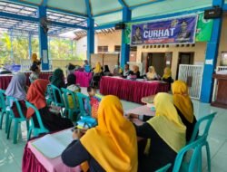 Polsek Glagah Gelar Vaksinasi dan Jumat Curhat Bersama Warga Desa Konang
