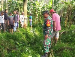 Gotong Royong Babinsa 0814/17 Wonosalam Bersama Warga dan Komponen Lain Tanam Pohon Untuk Tangkal Erosi Dan Longsor