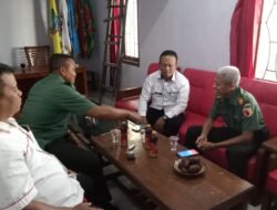 Danramil 0814-08/Plandaan Jalin Silahturahmi Dengan Perangkat Desa Plabuhan