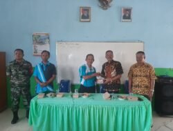 Babinsa Purisemanding hadiri acara serah terima kepala Sekolah SDN 2 Purisemanding