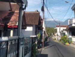 Kabel Fiber optic Milik BIZNET Bahayakan Warga Merjosari dan Pengguna Jalan