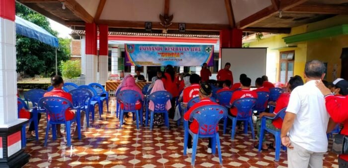 Babinsa Koramil 0814-05/ Perak Dampingi Kegiatan Posyandu Kesehatan Jiwa (SEROJA)
