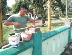 Koramil 0814/10 Mojoagung Laksanakan Pembenahan Pangkalan Secara Bertahap