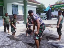 Pembenahan Pangkalan Oleh Koramil 0814/19 Megaluh