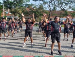 Lari Aerobik Terjadwal , Jaga Kesehatan Dan Stamina, Anggota Jajaran Kodim 0814/Jombang