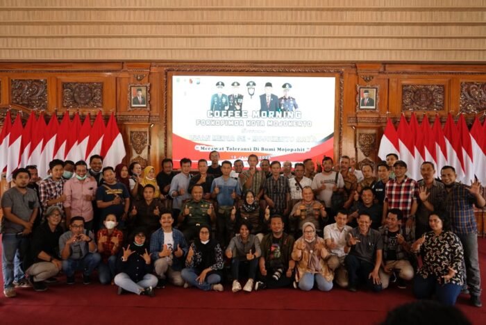 Jelang Pesta Demokrasi Forkopimda Kota Mojokerto Gandeng Insan Media Jaga Kondusif