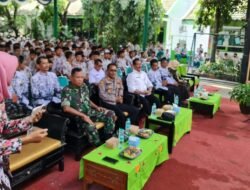 Danramil 0814/01 Kota Jombang Menghadiri Gebyar Seni HUT SMPN 5 Jombang