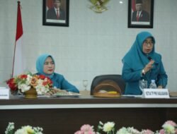 Rakornis Perdana TP PKK Kabupaten Asahan di Buka Bupati