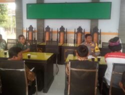 Danramil 0814-17 Wonosalam Hadiri Rapat Koordinasi Tehnis Pengamanan Pelaksanaan KenDuren