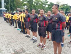TNI-Polri Kompak Dengan Olahraga Bersama Di Alun Alun Jombang
