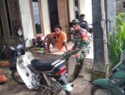 Serda Saichurroji Babinsa Desa Jipurapah Koramil 0814-08/plandaan Pupuk Talisilahturahmi Dengan Warga Binaan
