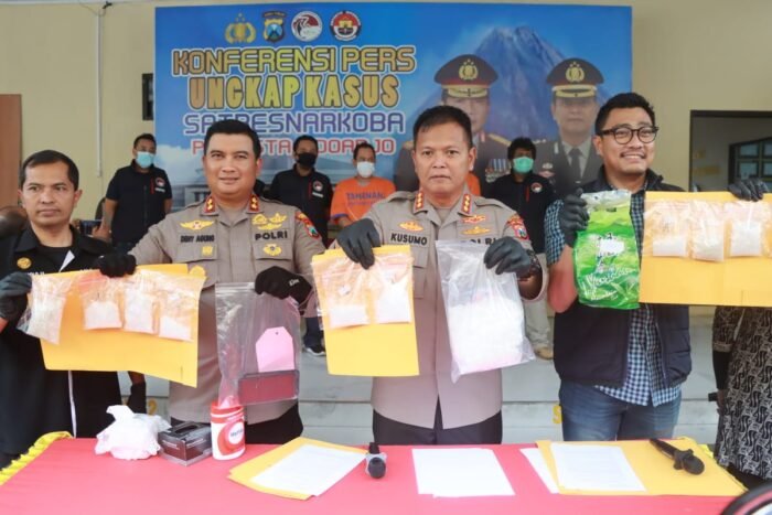 Tindak Pidana Narkoba  Diamankan Anggota Polresta Sidoarjo