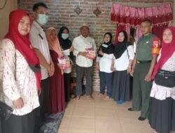 Cegah Gizi Buruk Babinsa Koramil Gedeg Bareng UPT Puskesmas Kontrol Bumil Hingga Bagikan Makanan Tambahan