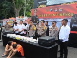 Polrestabes Surabaya Ungkap Narkoba Jaringan Jawa – Sumatera, 24 Kg Sabu Disita dari Kurir