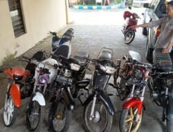 Polres Mojokerto Gelar Razia 2 Lokasi Balap Motor pada Operasi Pekat Saat bulan Ramadhan