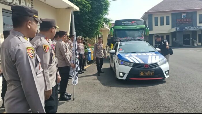 Mudik Balik Gratis, Polres Mojokerto Kota Siapkan 2 Bus Sasaran Surabaya