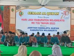 Serangkaian Hari Jadi Ke 730, Pemkab Mojokerto Gelar Semaan Al Qur’an