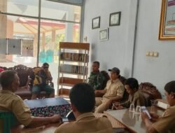 Masih suasana Lebaran Jalin Silaturahmi, Babinsa Komsos Dengan Perangkat Desa Binaan