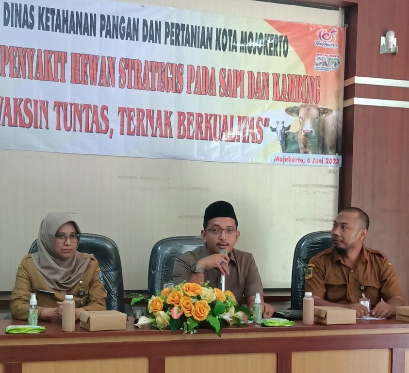 Tingkatkan Produksi Ternak, DPRD Kota Mojokerto Komisi III Berikan Sosialisasi Penanggulangan Penyakit Hewan