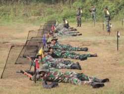 Permahir Kemampuan, Kodim 0815/Mojokerto Gelar Latihan Menembak