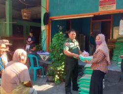 Babinsa Koramil 0815/19 Magersari Maksimalkan Pendampingan Penyaluran Bantuan Pangan