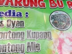 Kuliner Lontong Kupang Hadir Di Warung Mbak Rus Puri Mojokerto