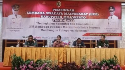 Tingkatkan Kapasitas dan Kemandirian, LSM di Mojokerto Dapat Pembinaan Dari Bakesbangpol