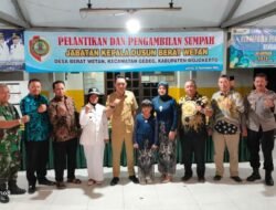 Pemdes Berat Wetan Menggelar Pelantikan Kepala Dusun Berat Wetan