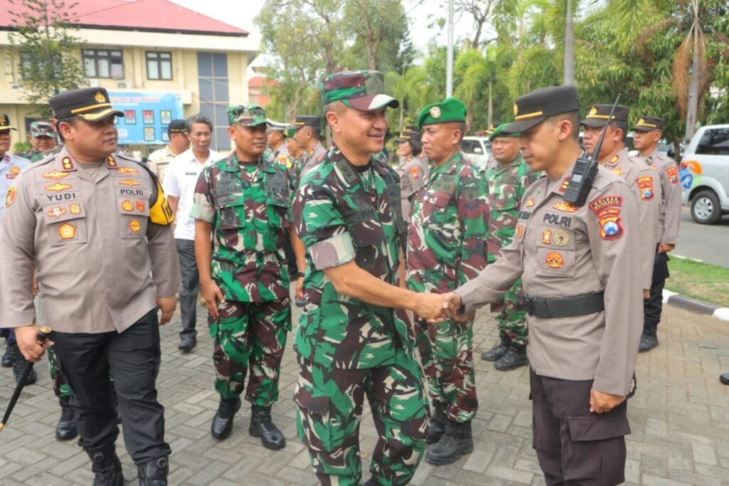 Cek Kesiapan Pengamanan Pesta Demokrasi 2024, Tim Pengawas Mabes AD Kunjungi Polres Mojokerto