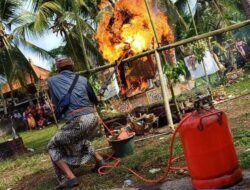 Kompor Untuk Ngaben Meledak, Dua Operator Terbakar