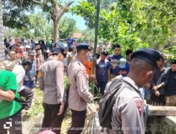 Tim SAR Sat Brimob Polda Jatim bersama BPBD Pamekasan  Evakuasi Jenazah dari Dalam Sumur   